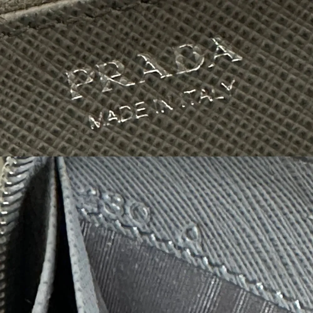 💯Authentic Prada Safiano Zipped Around Long Wallet 🍀